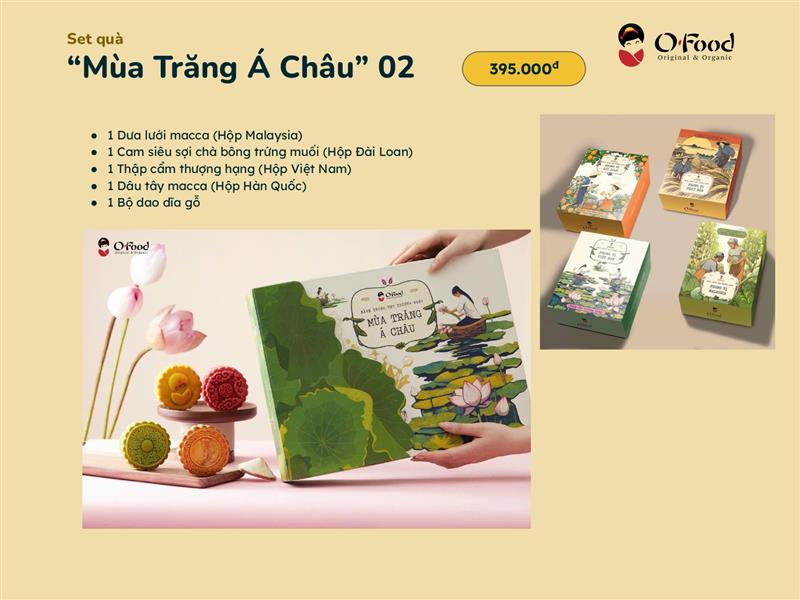 Bánh trung thu Quốc Hương (Bánh trung thu OFood) 2024 chiết khấu cao nhất Miền Bắc