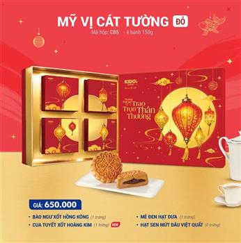 BẢNG GIÁ BÁNH TRUNG THU KIDO 2026